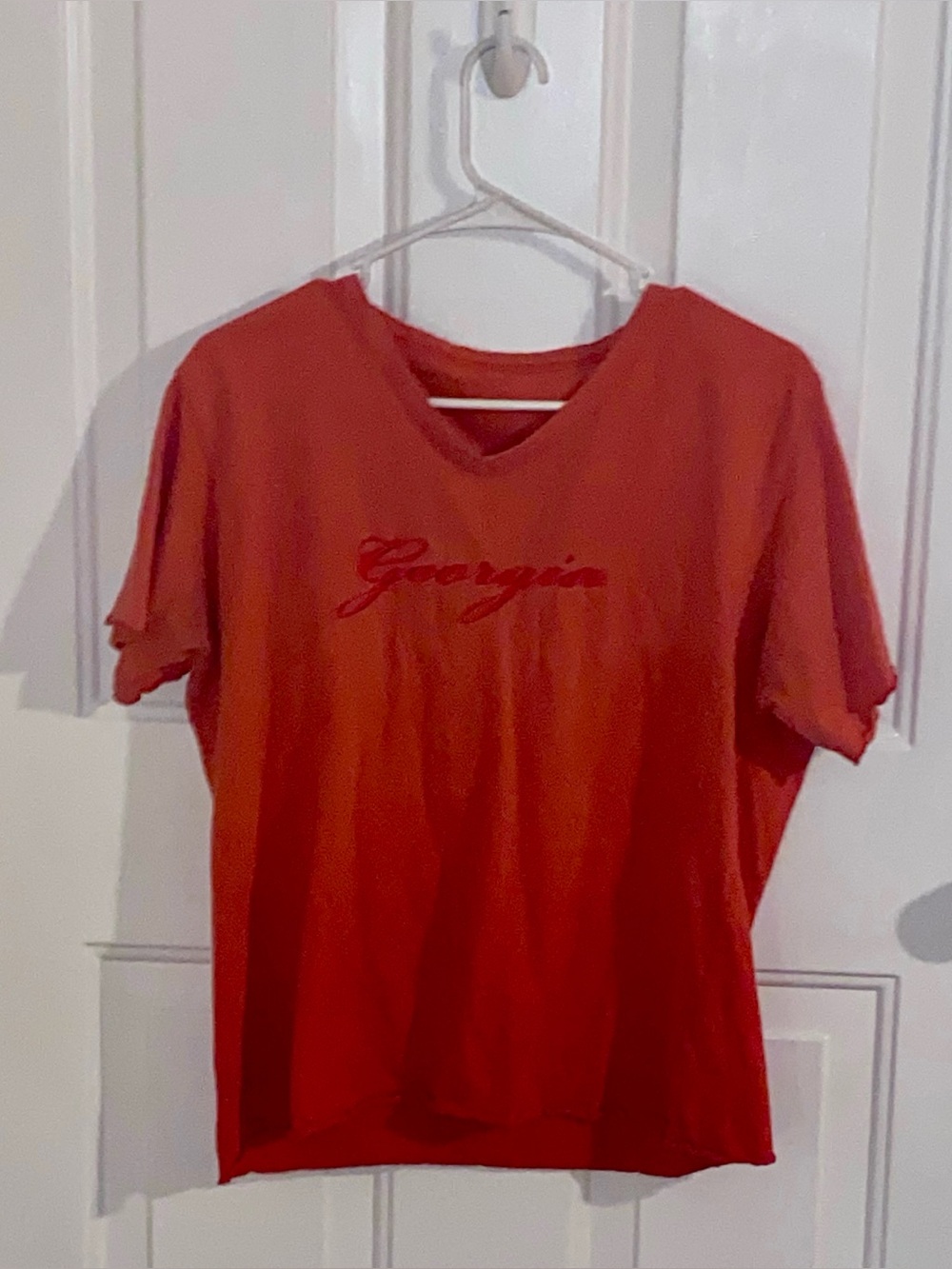 Vibrant Red Georgia Tee